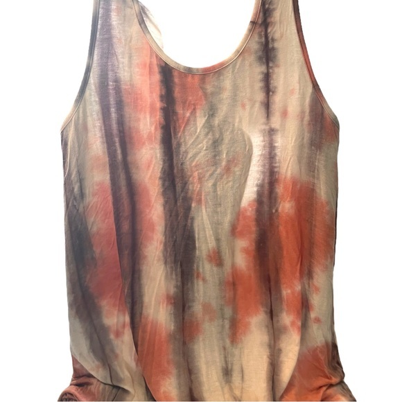 CY Fashion, multi color dress, POCKETS, cut out/tie back, swing/flowy - Picture 5 of 16